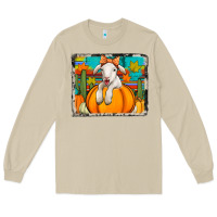Mushroom autumn sheep in a pumpkin Long Sleeve Tee - Jasminsmagicworld