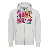 Dove Grey Western Valentines Day Mama Mother's Day Zipper Hoodie - LillyAllenDesigns