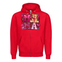 Red Western Valentines Day Mama Mother's Day Zipper Hoodie - LillyAllenDesigns