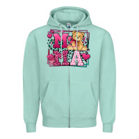 Seafoam Western Valentines Day Mama Mother's Day Zipper Hoodie - LillyAllenDesigns