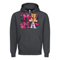Smoke Western Valentines Day Mama Mother's Day Zipper Hoodie - LillyAllenDesigns