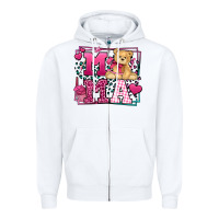 White Western Valentines Day Mama Mother's Day Zipper Hoodie - LillyAllenDesigns
