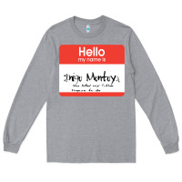 Heather Grey hello my name is inigo montoya [princess bride] Long Sleeve Tee - lanVoArt
