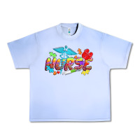Grape Ice Autism Nurse Urban Heavy Tee - NancyCooperArtShop