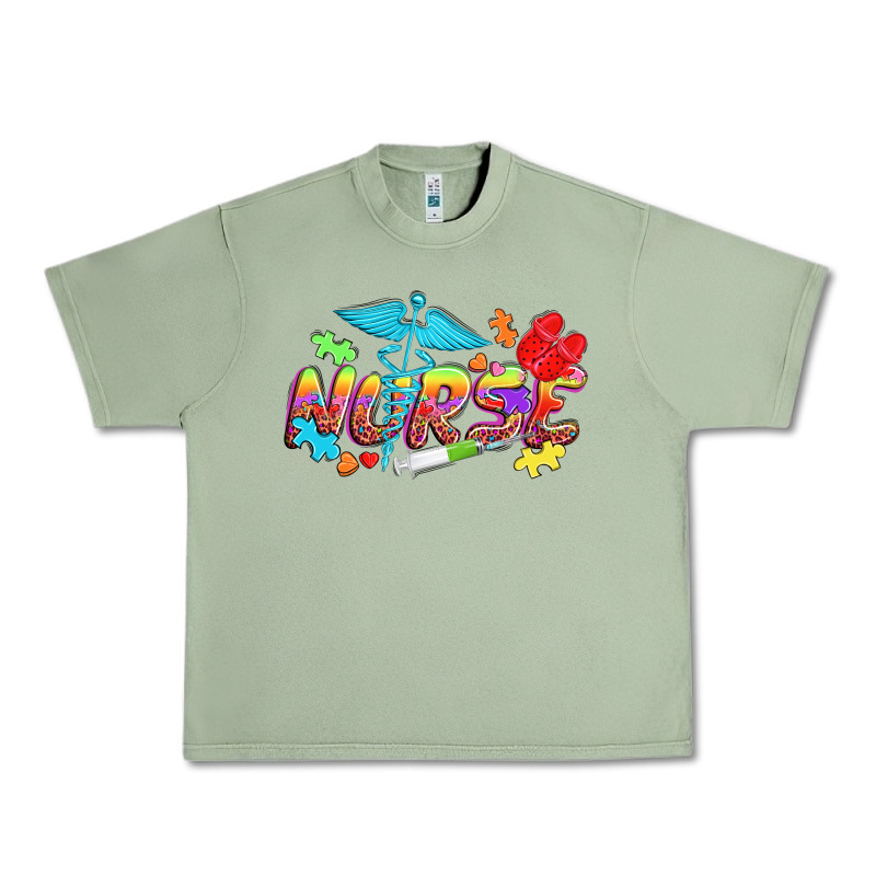 Autism Nurse Urban Heavy Tee by NancyCooperArtShop | Teevron