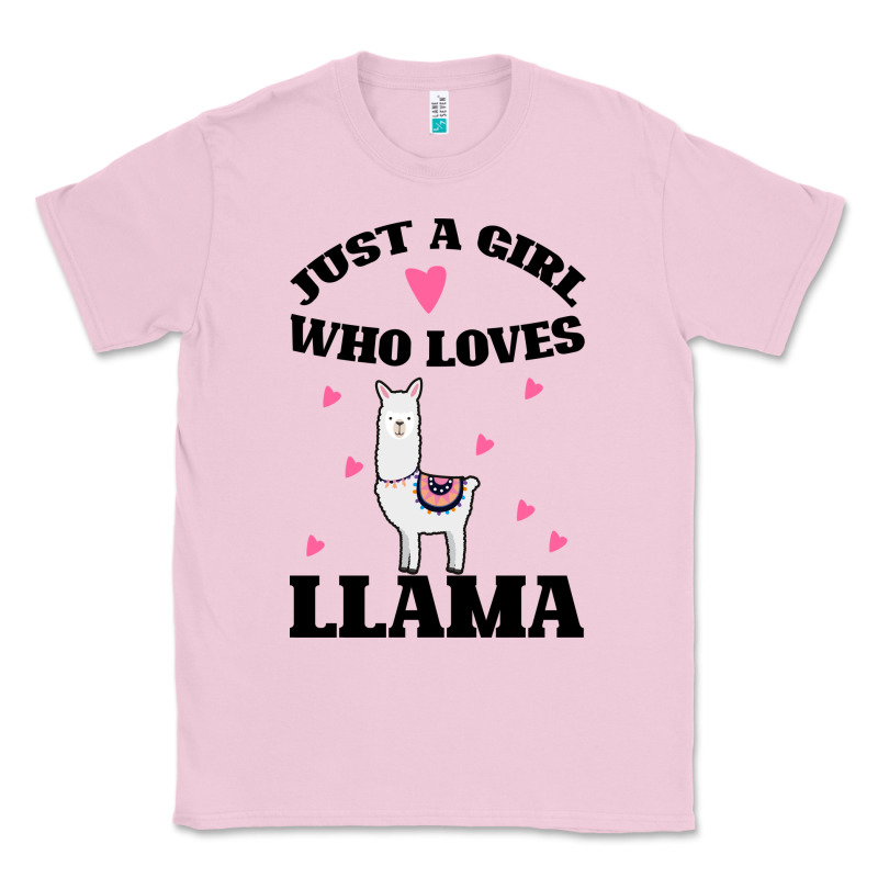 Llama Just A Girl Who Loves Llamas Classic Tee by Bettercallsaul | Teevron