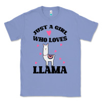 Colony Blue Llama Just A Girl Who Loves Llamas Classic Tee - Bettercallsaul