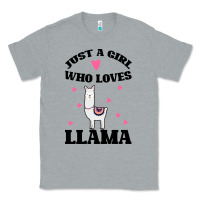 Heather Grey Llama Just A Girl Who Loves Llamas Classic Tee - Bettercallsaul