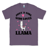 Lavender Llama Just A Girl Who Loves Llamas Classic Tee - Bettercallsaul