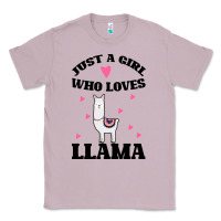 Lilac Llama Just A Girl Who Loves Llamas Classic Tee - Bettercallsaul