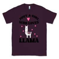 Plum Llama Just A Girl Who Loves Llamas Classic Tee - Bettercallsaul