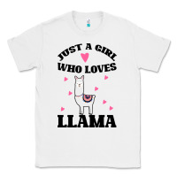 White Llama Just A Girl Who Loves Llamas Classic Tee - Bettercallsaul