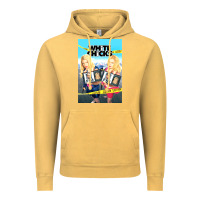 Vintage Mustard white chicks Vintage Hoodie - lanVoArt