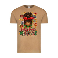 Vintage Camel santa's favorite waitress messy bun Vintage Tee - texasbilliewilder