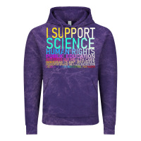 Cloud Purple Hot Trend I Support Science Human Rights Public Education Vintage Hoodie - lanVoArt