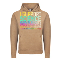 Vintage Coffee Hot Trend I Support Science Human Rights Public Education Vintage Hoodie - lanVoArt