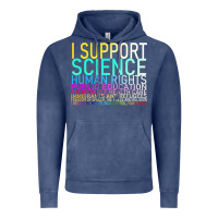 Vintage Denim Hot Trend I Support Science Human Rights Public Education Vintage Hoodie - lanVoArt