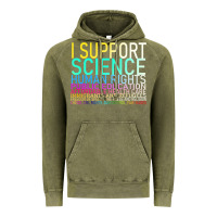 Vintage Olive Hot Trend I Support Science Human Rights Public Education Vintage Hoodie - lanVoArt