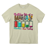 Mossy Battery Life Of A Mama Heavy Core Tee - BundleAndBundleShop