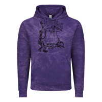 Cloud Purple the alien paul Vintage Hoodie - lanVoArt