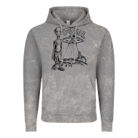 Cloud Rock the alien paul Vintage Hoodie - lanVoArt