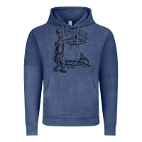 Vintage Denim the alien paul Vintage Hoodie - lanVoArt