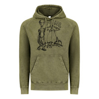 Vintage Olive the alien paul Vintage Hoodie - lanVoArt