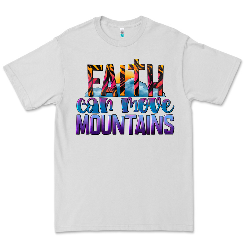 Faith Can Move Mountains Premium Tee by LillyAllenDesigns | Teevron