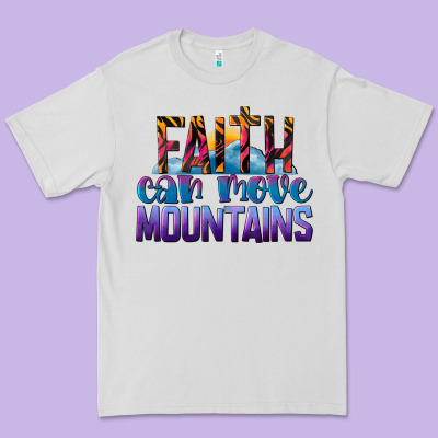 Faith Can Move Mountains Premium Tee Designed By Lillyallendesigns