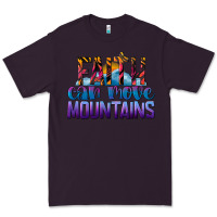 Plum Faith Can Move Mountains Premium Tee - LillyAllenDesigns