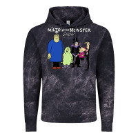Cloud Black 60s milton the monster show characters and logotype Vintage Hoodie - lanVoArt
