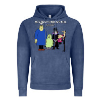 Vintage Denim 60s milton the monster show characters and logotype Vintage Hoodie - lanVoArt