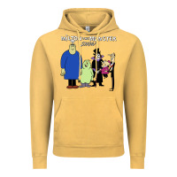Vintage Mustard 60s milton the monster show characters and logotype Vintage Hoodie - lanVoArt