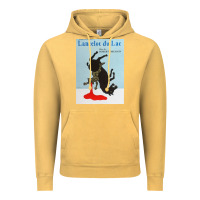 Vintage Mustard lancelot du lac   robert bresson film Vintage Hoodie - lanVoArt