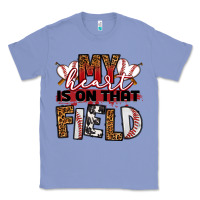 Colony Blue my heart is on that field baseball Classic Tee - RanaPortraitStore
