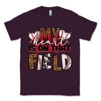 Plum my heart is on that field baseball Classic Tee - RanaPortraitStore
