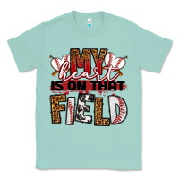 Seafoam my heart is on that field baseball Classic Tee - RanaPortraitStore