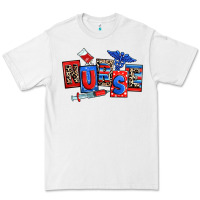 White usa nurse Premium Tee - RanaPortraitStore