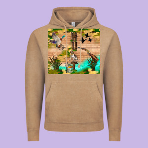 Hunting Life Vintage Hoodie Designed By Tumblerdesignbyshophia