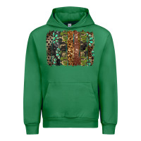 Emerald western camouflage brushstroke Urban Hoodie - BarkalooDesign