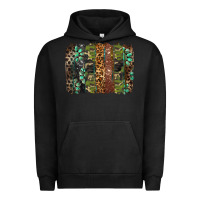 Pigment Black western camouflage brushstroke Urban Hoodie - BarkalooDesign