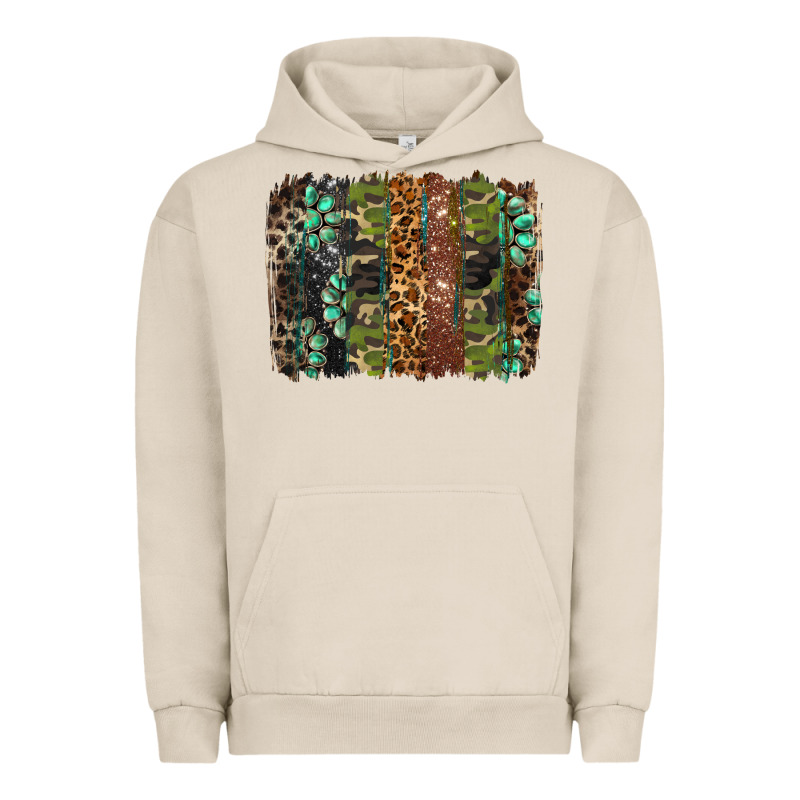 Western Camouflage Brushstroke Urban Hoodie by BarkalooDesign | Teevron