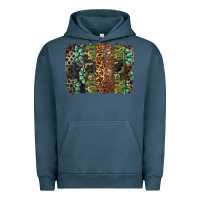 Pigment Midnight Navy western camouflage brushstroke Urban Hoodie - BarkalooDesign