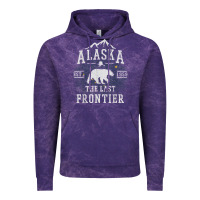 Cloud Purple alaska the last frontier shirt   adventure alaskan home gift t shirt Vintage Hoodie - lanVoArt