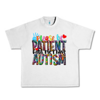 Lunar Rock Please be patient with me i have Autism Urban Heavy Tee - NancyCooperArtShop