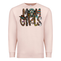 Pale Pink mom of girls Premium Sweatshirt - RacoonDesign