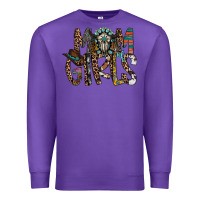 Purple mom of girls Premium Sweatshirt - RacoonDesign