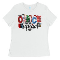 White Office Squad Christmas Ladies Tee - LillyAllenDesigns