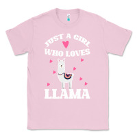 Bubblegum Pink Llama Just A Girl Who Loves Llamas Classic Tee - Bettercallsaul