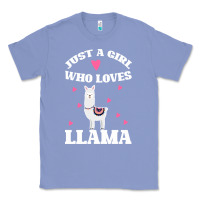 Colony Blue Llama Just A Girl Who Loves Llamas Classic Tee - Bettercallsaul